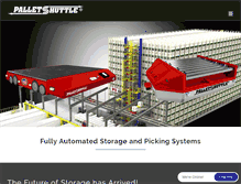 Tablet Screenshot of palletshuttle.com